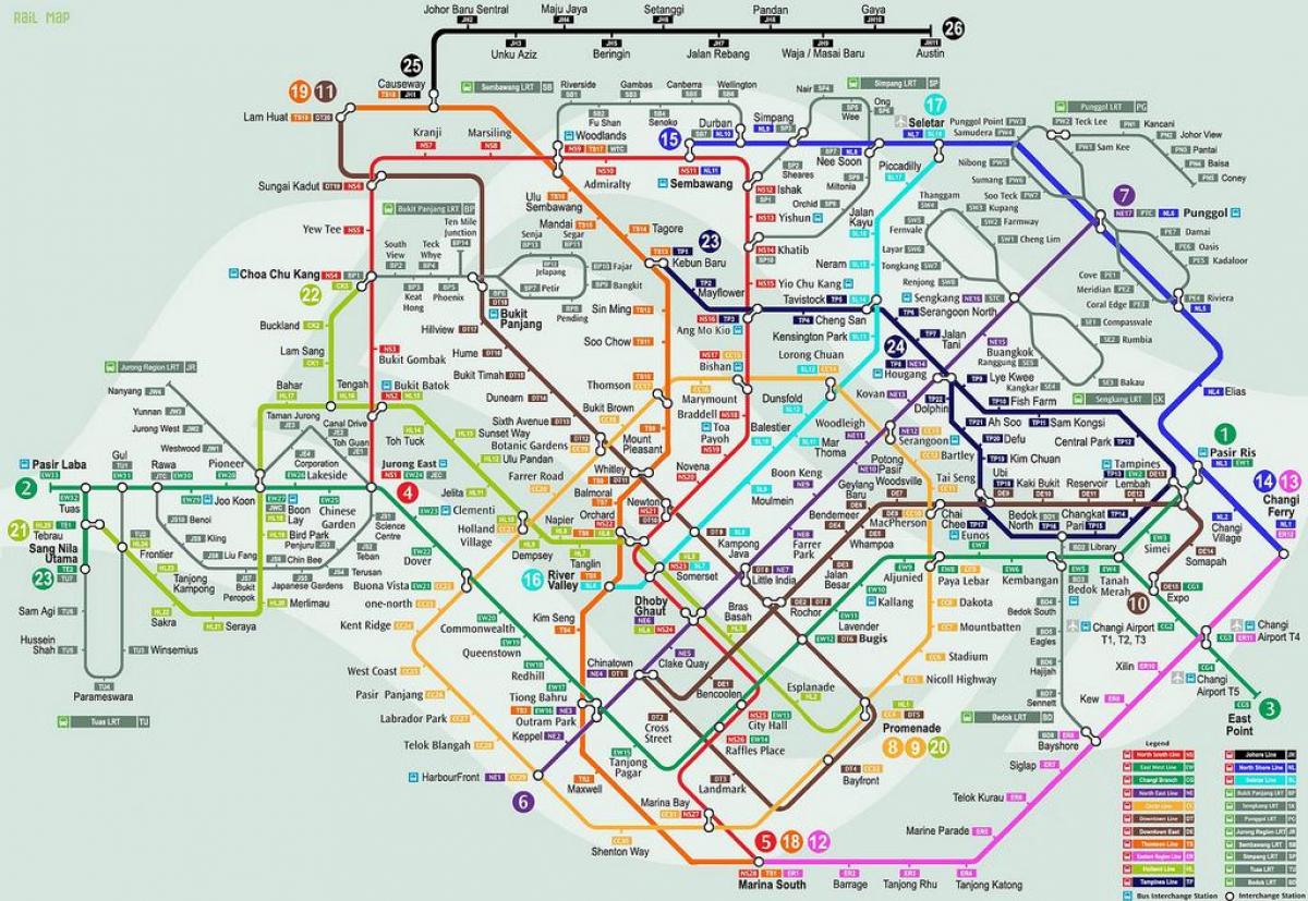 lrt žemėlapis Singapūras