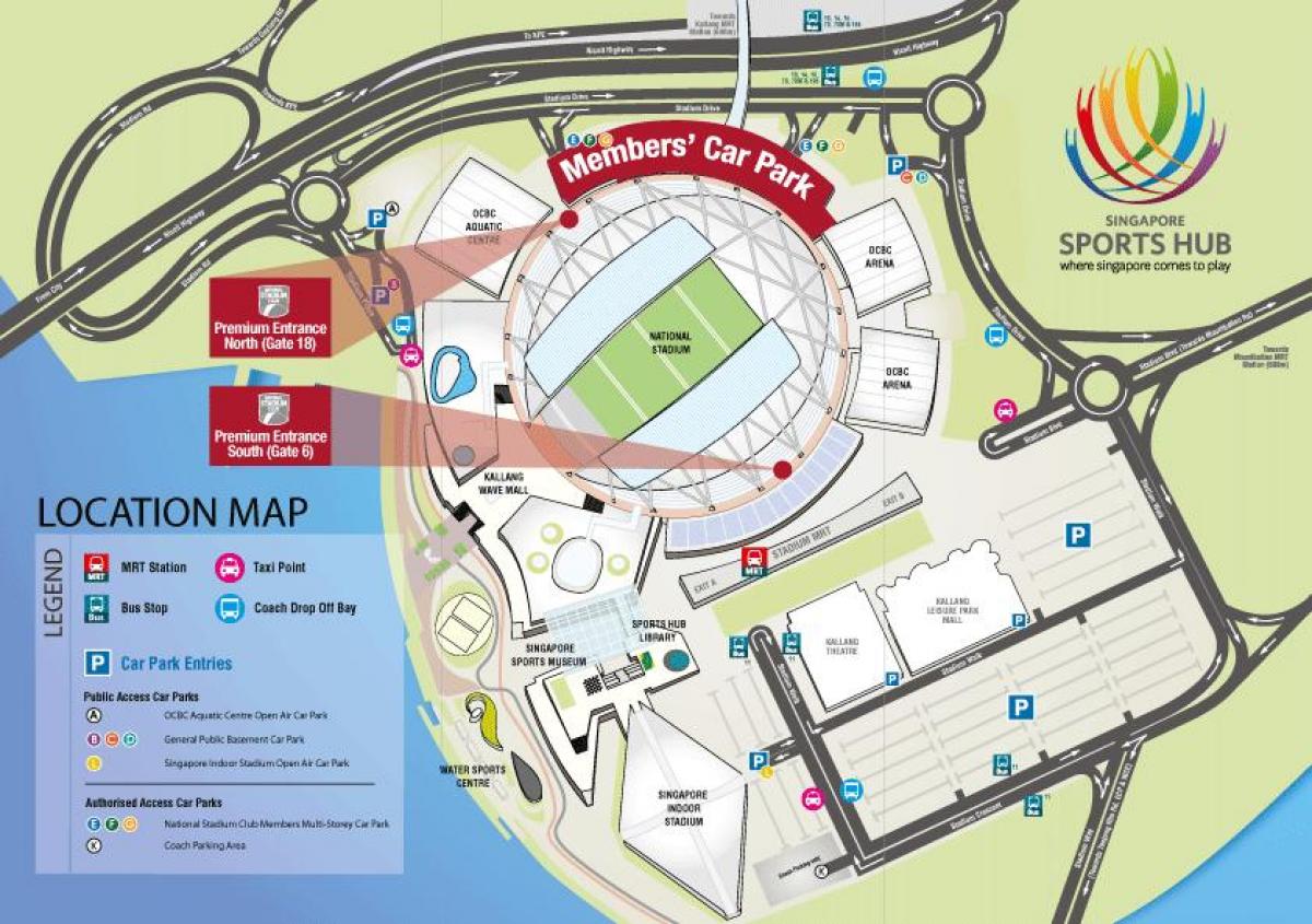 stadionas mrt žemėlapis Singapūras