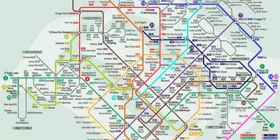 Lrt žemėlapis Singapūras