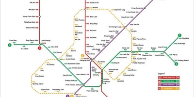 Mrt stotis map Singapūras
