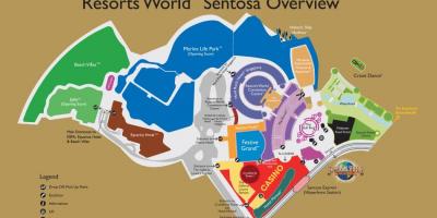 Resorts World Sentosa žemėlapyje
