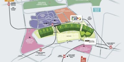 Žemėlapis Singapūras expo