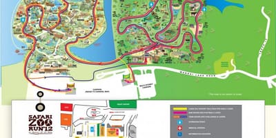 Žemėlapis Singapūro zoologijos sodas