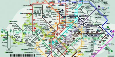 Singapūras traukinių stotis map