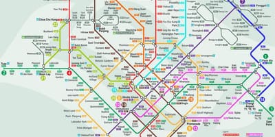 Smrt Singapūras žemėlapyje